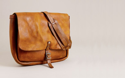 J.Crew US Postal Leather Messenger Bag